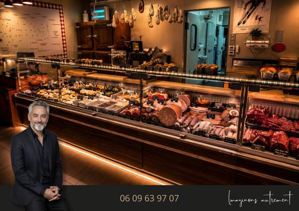 Boucherie rentable – Emplacement premium – 600K€ de CA