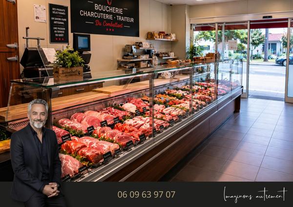 Boucherie rentable – Emplacement premium – 600K€ de CA