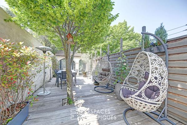 Souplex avec terrasse et dépendance