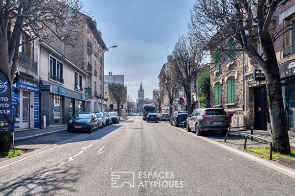 Loft industriel sous verrière