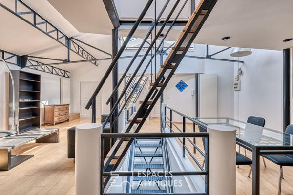 Loft industriel sous verrière