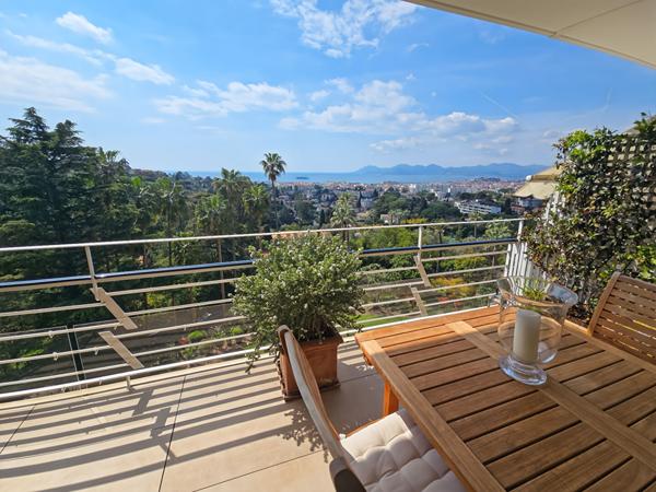 Cannes Californie - Appartement 3 pièces 73.69 m² - Vue mer