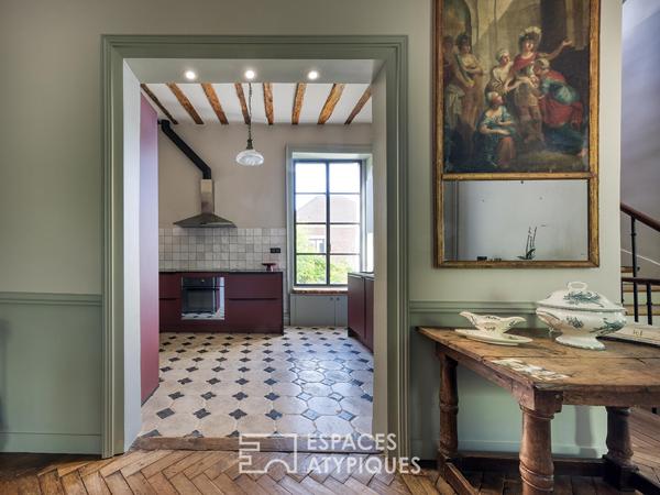 Propriété de caractère du XVIII avec sa maison de gardien
