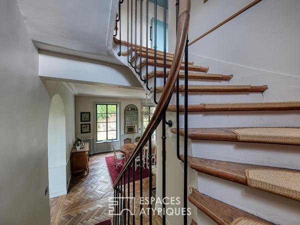 Propriété de caractère du XVIII avec sa maison de gardien