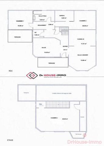 Maison à vendre 5 pièces de 122 m²