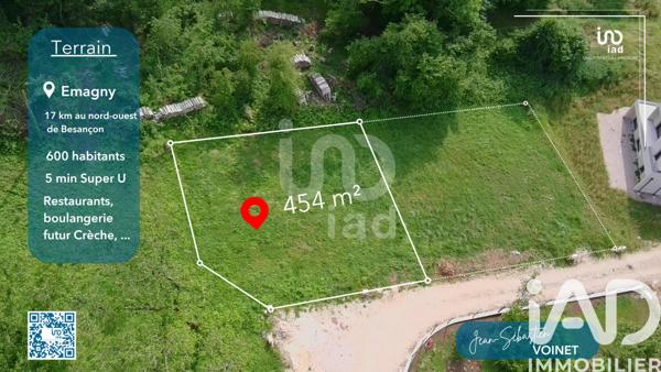 Terrain à vendre 454 m² Émagny