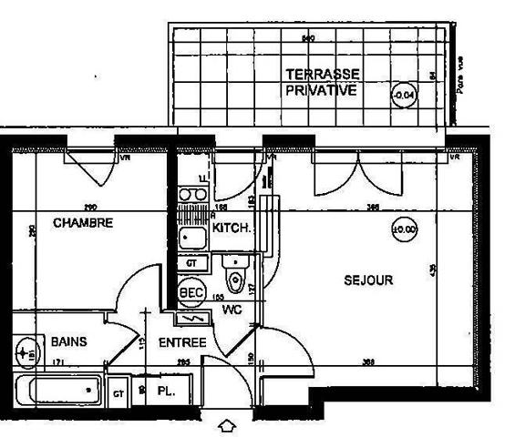 Appartement 2 pièces - 44300 Nantes -  NANTES
