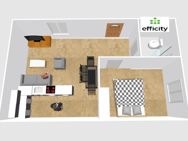 Appartement
         2 pièces
        - 31 m² Exclusivité 159 000 € *
