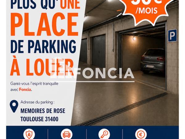 Location Parking - MEMOIRES DE ROSE Toulouse 31400