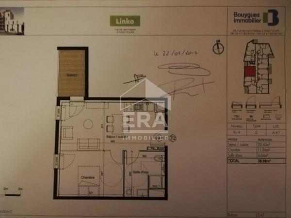 T2 avec terrasse ? Résidence récente