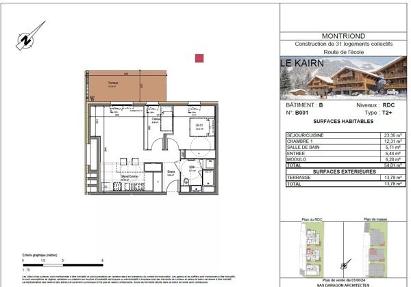 MONTRIOND – Appartement neuf 2 pièces avec terrasse