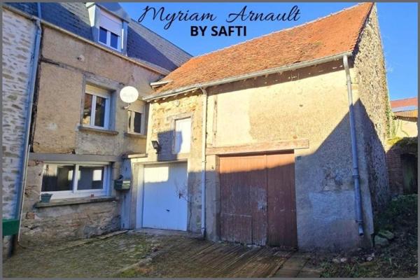 Maison 162 m², 2 garages, grange, puits, terrain
