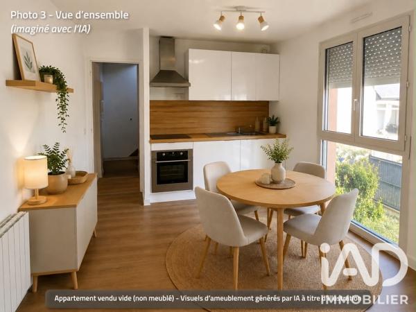 Appartement à vendre 2 pièces 32,6 m² Chartres-de-Bretagne