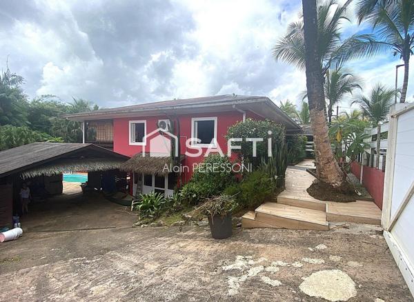 Maison R+1 T6 sur 142m2 hab. + terrasses piscine atelier