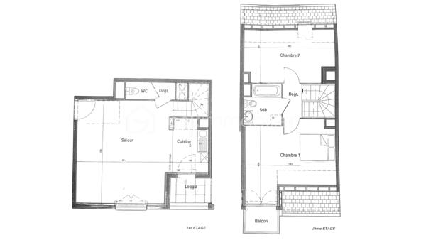 Duplex de 65,74 m²