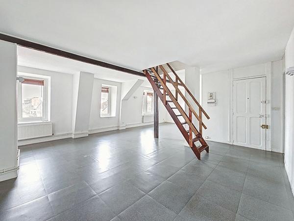 Nancy_ Quartier Jeanne d'Arc_ Parc Sainte Marie_Appartement type F3 duplex dernier étage 75m²_cave