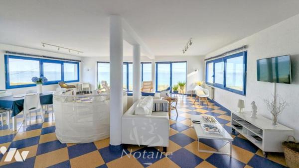 Maison contemporaine avec vue mer panoramique – À 10 mètres de la plage – Plouescat, Finistère Nord