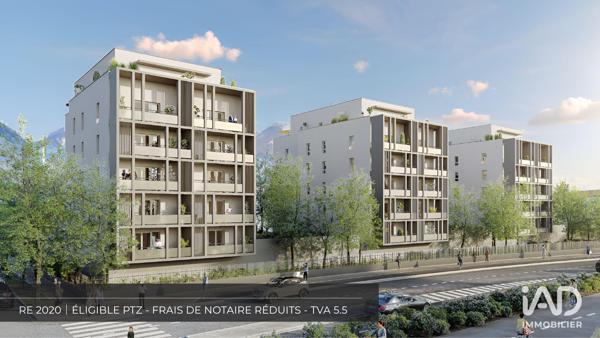 Appartement (neuf) à vendre 3 pièces 63 m² Échirolles