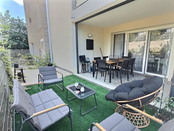 MARSEILLE- Saint Jérôme-13013- T3/4- 77m2- Rez-de-jardin- Box double