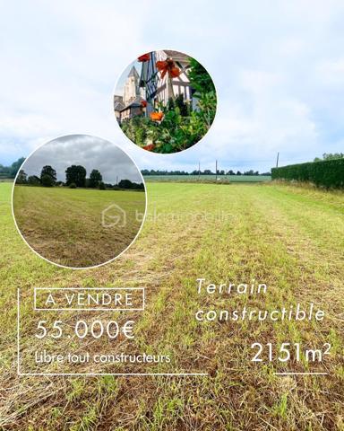 Terrain de 2 151 m²