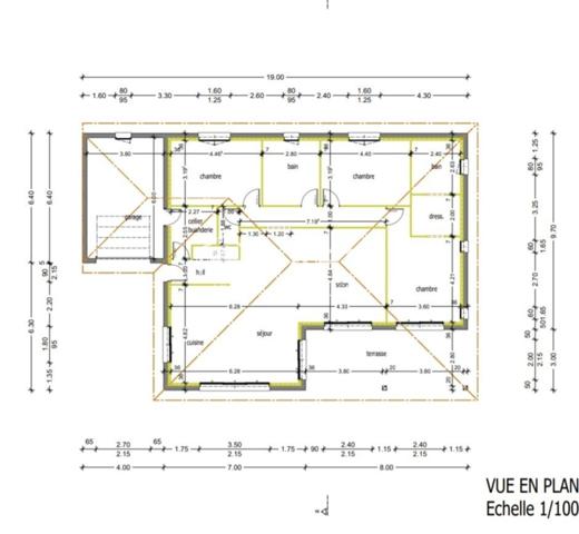 À vendre à Belley : Maison neuve hors d’eau / hors d’air de 145 m² avec garage et terrain de 579 m²