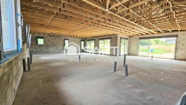 À vendre à Belley : Maison neuve hors d’eau / hors d’air de 145 m² avec garage et terrain de 579 m²