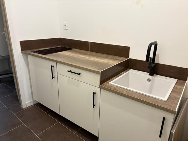 Studio traversant de 27m²