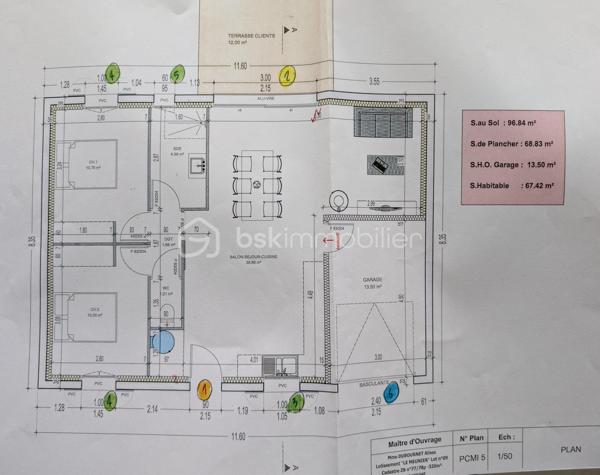 Maison traditionnelle de 67,41 m²