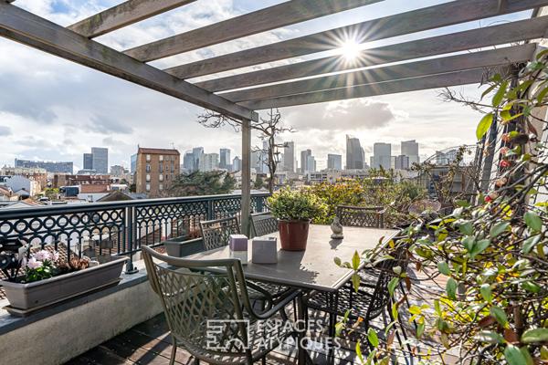 Appartement familial avec terrasse et vue dégagée dans le Triangle d’Or