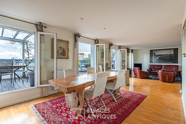 Appartement familial avec terrasse et vue dégagée dans le Triangle d’Or