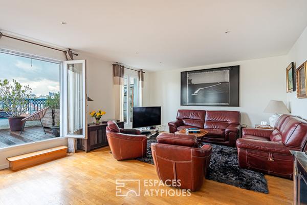 Appartement familial avec terrasse et vue dégagée dans le Triangle d’Or