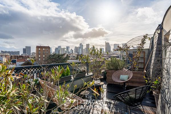 Appartement familial avec terrasse et vue dégagée dans le Triangle d’Or