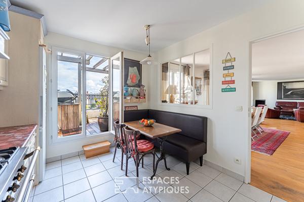 Appartement familial avec terrasse et vue dégagée dans le Triangle d’Or
