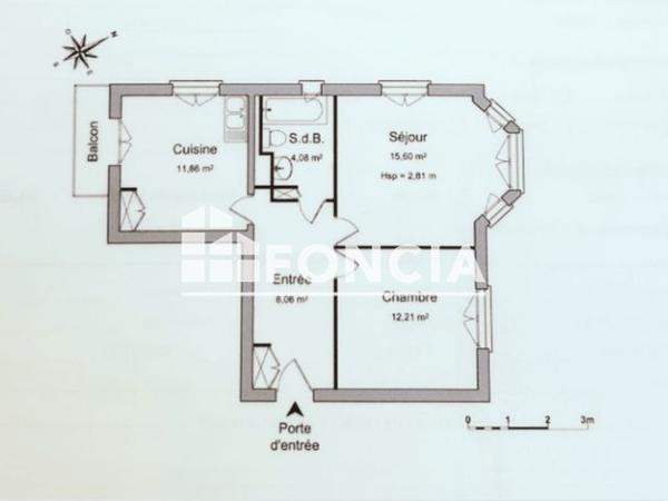 À vendre Appartement 2 pièces 51.87 m² - Thonon-les-bains 74200