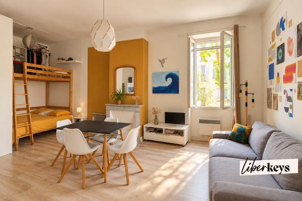 MARSEILLE 5E – GRAND STUDIO 35 M² AVEC ESPACE NUIT