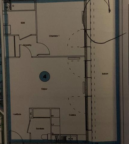 Appartement à vendre 2 pièces, balcon et parking REIMS (51)