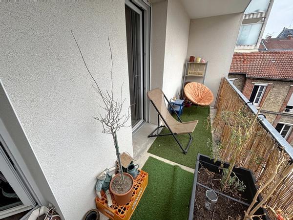 Appartement à vendre 2 pièces, balcon et parking REIMS (51)