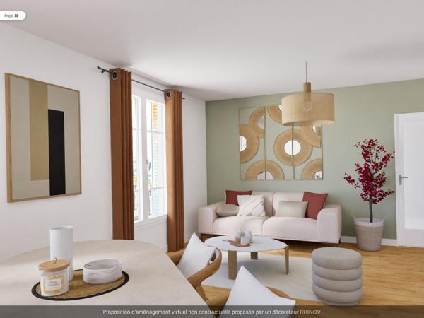 Bondy (93140) 3 PIECES Secteur GARE RER E - T4 - BONDY