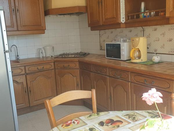 Jolie maison brique et silex