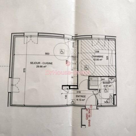 Appartement à vendre 2 pièces de 50 m²