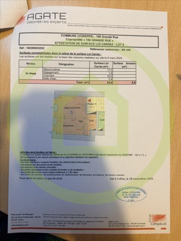 Appartement à VOREPPE (38340)