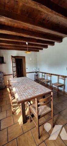 VIC-FEZENSAC, maison de ville en pierre et jardin.