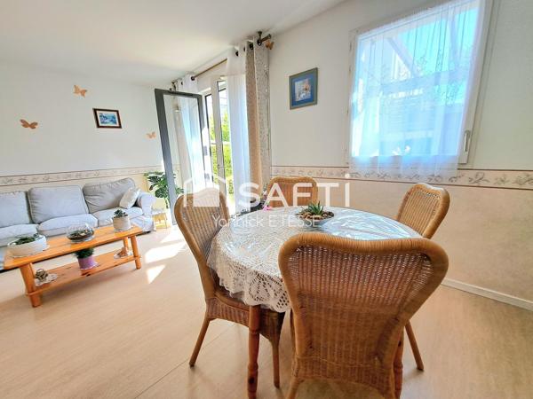 Le confort d'un appartement moderne et le plaisir d'une terrasse sur jardin !