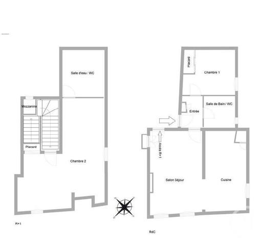 Appartement F3 à vendre  3 pièces - 70,26 m2 GRASSE - 06