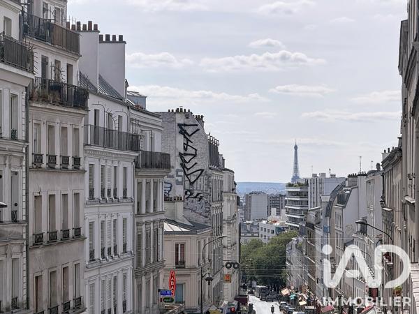 Studio à vendre 23 m² Paris 19