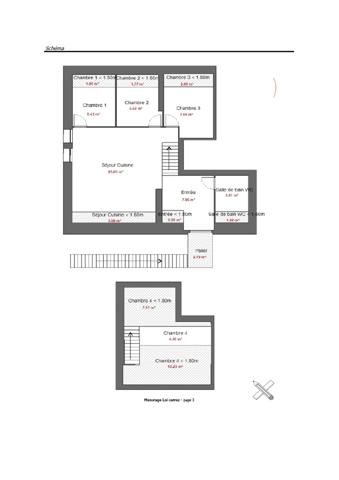 Appartement atypique – Dernier étage – Vue exceptionnelle