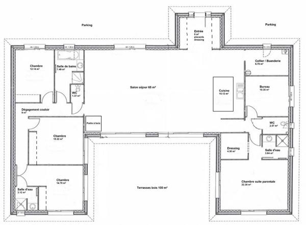 MAISON 206 m² - GARAGE 45 m² - PISCINE AVEC POOL HOUSE 40 m² - TERRAIN 2285 m²