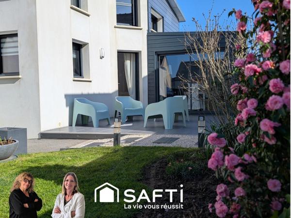 Maison contemporaine, confortable et lumineuse