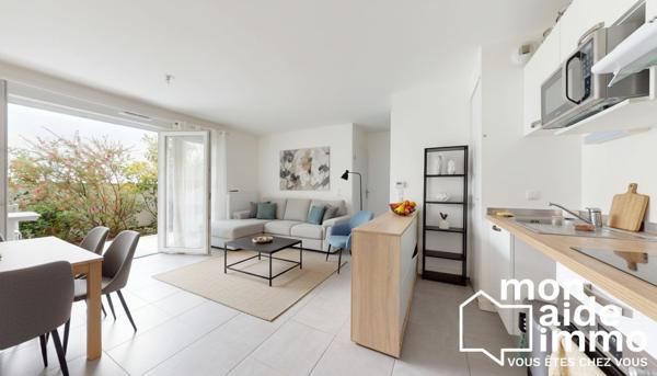 Beau T2 de 44m² + terrasse et parking aux normes PMR