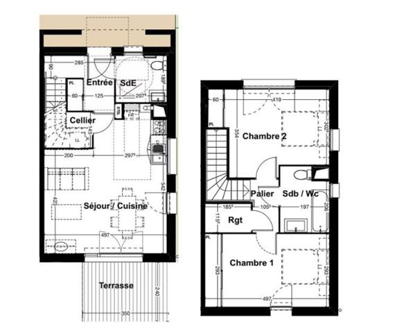 À vendre en VEFA – Maison neuve 3 pièces avec terrasse et jardin